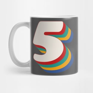 Number 5 Mug